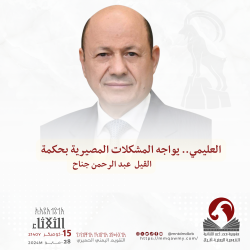 العليمي.. مواجهة المشاكل المصيرية بحكمة القائد